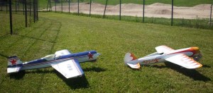 Les modèles d'acrobatie F2B de Véronique et Gilbert Beringer